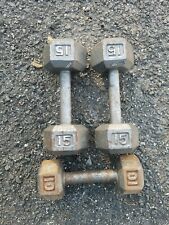 Pair one dumbbell for sale  Butler