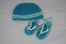 Set cappellino infradito usato  Messina