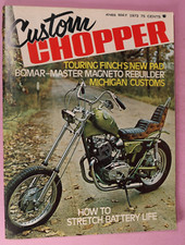 Custom Chopper May 1973 Paint Parts Big Bike Street Choppers comprar usado  Enviando para Brazil