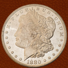 1880 morgan silver for sale  USA