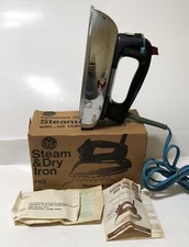 Vintage 1972 GE F63 General Electric VAPOR e DRY Roupas Ferro na caixa original comprar usado  Enviando para Brazil