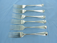 Usado, UM ANTIGO CONJUNTO DE SEIS GARFOS DE JANTAR INGLESES ANTIGOS DE PRATA ESTERLINA, LONDRES 1805. comprar usado  Enviando para Brazil