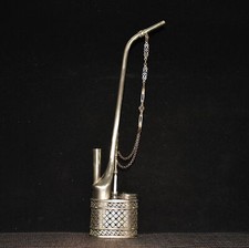 Coleção inicial de decorações de narguilé oco de cobre branco puro, usado comprar usado  Enviando para Brazil