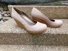 Keilpumps beige absatzhöhe gebraucht kaufen  Haibach