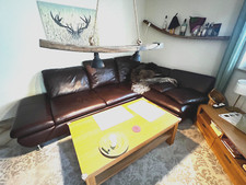 Ledercouch eckgarnitur designe gebraucht kaufen  Allershausen