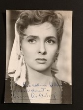 Gina lollobrigida autografo usato  Roma
