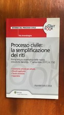 Processo civile semplificazion usato  Roma