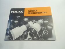 Pentax opuscolo obiettivi usato  Cagliari