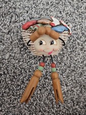 PRATELEIRA CESTA DE ROUPAS SUJAS ANTROPOMÓRFICA VINTAGE LAVANDERIA WMG ALÇA QUEBRADA comprar usado  Enviando para Brazil