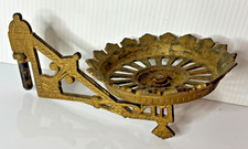 Suporte antigo de lâmpada de querosene óleo ferro fundido recuperado ouro arandela giratória braço oscilante comprar usado  Enviando para Brazil