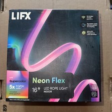 LIFX Neon Flex 1800LM 16 pés luz de corda LED interna LFXNEON16 NOVA EM FOLHA comprar usado LIFX Neon Flex 1800LM 16 pés luz de corda LED interna LFXNEON16 NOVA EM FOLHA comprar usado  Enviando para Brazil