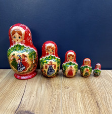 Bonecas russas vintage de aninhamento. Antiguidades soviéticas Matrioska URSS. comprar usado  Enviando para Brazil