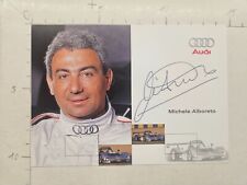 Michele Alboreto Audi R8R 24h Le Mans DRM  DTM STW  Autogrammkarte orig sign, usado comprar usado  Enviando para Brazil