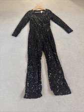 Sequined black jumpsuit for sale  UK