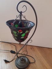 Tischlampe tiffani glaslampens gebraucht kaufen  Marburg