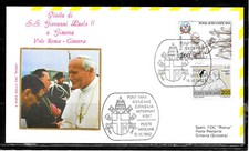 VOYAGE JEAN-PAUL II EN SUISSE - VOL ROME GENEVE DU 15/06/82 comprar usado  Enviando para Brazil