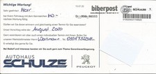 Biberpost karte autohaus gebraucht kaufen  Magdeburg