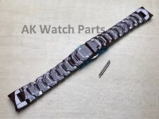 Pulseira/pulseira/link de cerâmica marrom sobressalente compatível com Emporio Armani AR1445 comprar usado  Enviando para Brazil
