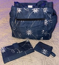 Denim shoulder bag for sale  North Weymouth