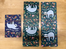 Studio Oh! - Sloth Notebook Trio (lote de 5) Follow Your Dreams Do What You Love comprar usado  Enviando para Brazil