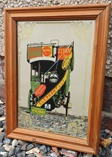 Vintage advertising mirror for sale  MORPETH