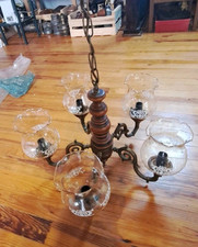 Lustre branches bois d'occasion  Sainte-Bazeille