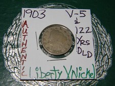 1903 liberty nickel for sale  Middleville