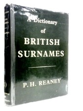 Dictionary british surnames for sale  UK