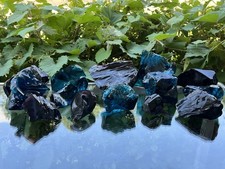 Purple aqua glass for sale  Huntington