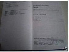 Making Language Work Spiral Hutchcroft na sprzedaż  Wysyłka do Poland