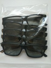 Usado, Conjunto de 5 pares de óculos de TV Vizio Theater 3D preto comprar usado  Enviando para Brazil