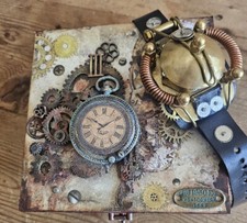 Armbanduhr steampunk gothik gebraucht kaufen  Ihlienworth