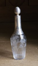 Carafe cristal argent d'occasion  Mirecourt