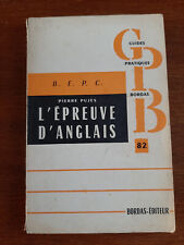 Livre scolaire épreuve d'occasion  Groslay