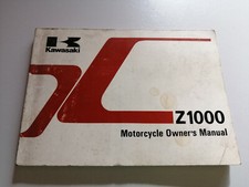 Kawasaki z1000libretto uso usato  Molfetta