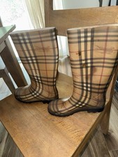 Usado, Botas de chuva Burberry Classic Nova Check PVC comprar usado  Enviando para Brazil