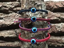 PULSEIRA OLHO DO MAL CABALA GREGA TURCA OLHO SORTE PROTEÇÃO HIPPIE feita à mão Reino Unido comprar usado  Enviando para Brazil