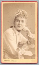 1870 cdv actress d'occasion  Expédié en Belgium
