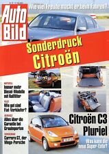 Citroen C3 Pluriel Sonderdruck Auto Bild Nr. 20 2003 reprint road test, usado comprar usado  Enviando para Brazil