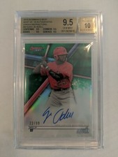 2018 Bowman's Best Jo Adell Auto /99 BGS 9.5 (QUAD 9.5's & 10 Auto) LA Angels, usado comprar usado  Enviando para Brazil