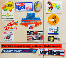 Lot autocollant ancien d'occasion Lot autocollant ancien d'occasion  Francheville