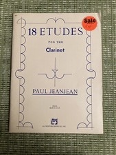 Etudes clarinet jeanjean for sale  Ventura