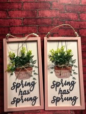 Hanging decor wooden for sale  Riverdale
