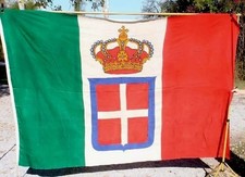 Grande bandiera sabauda usato  Milano