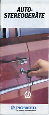 Pioneer 1987 brochure usato  Roma