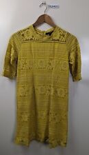 Usado, Vestido Forever 21 amarelo de renda manga curta tamanho G comprar usado  Enviando para Brazil