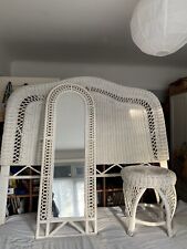 white wicker bedroom furniture for sale  LIVERPOOL