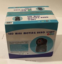 Mini luz LED cabeça móvel DJ LEITURA USADA comprar usado  Enviando para Brazil