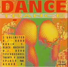 Dance Trance (1993) + CD + 2 Unlimited, DJ Bobo, Robin S., Twenty 4 Seven, Il... comprar usado  Enviando para Brazil