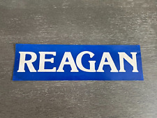 Adesivo vintage da década de 1980 Ronald Reagan campanha presidente do Partido Republicano comprar usado  Enviando para Brazil